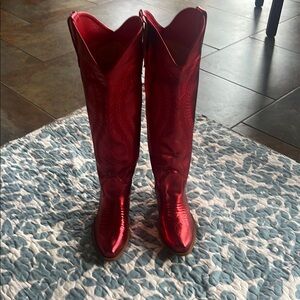 Red Cowboy Boots